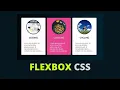 Create Beautiful and Responsive Cards with Flexbox CSS Flexbox Example 1 Cards css html Flexbox