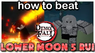 Demonfall how to beat lower moon 5
