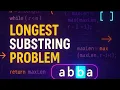Longest Substring Without Repeating Characters Efficient Solution Explained LeetCode Tutorial