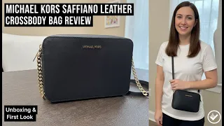 Michael Kors Jet Set Saffiano Leather Crossbody Bag Review