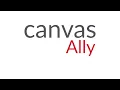 Introduction to Canvas Ally