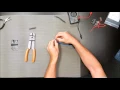 How to repair an end cap on a heating cable