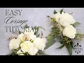 Easy Corsage Tutorial AHNER FLORIST