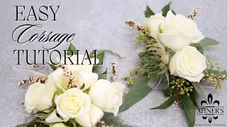 Easy Corsage Tutorial AHNER FLORIST