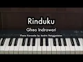 Lagu Rinduku - Ghea Indrawari | Piano Karaoke by Andre Panggabean