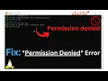 Easy Fix Permission Denied Error in Linux Ubuntu Super User Activation