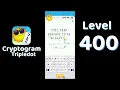 Cryptogram Tripledot Level 400 Answer SolutionGuruji