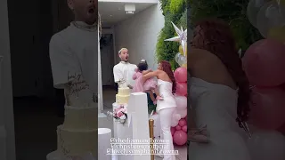 Chris Brown At His Daughter Lovely s First Birt ay Party