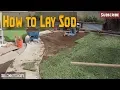 How to Lay SOD St Augustine Grass DIY for Beginners PART 3