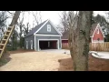 6 Black Gutter on New Construction Home Rain-Go Exteriors