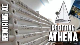 Sail Life – Rewiring the AC, RDC, MCB & cable clamps – DIY sailboat refit