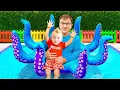 Download Lagu Giant Octopus Takes OVER My Playhouse