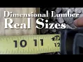 DIMENSIONAL LUMBER 2x3 to 2x12 Nominal Sizes