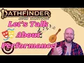 Pathfinder2e - Performance Skill Guide