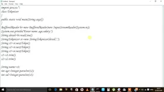 use of string tokenizer class in java