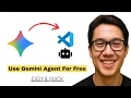 How To Use Google Gemini As Ai Agent In VScode 100 FREE