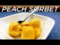 Perfect Peach Sorbet In My Ninja Creami - Only 2 Ingredients