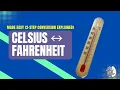 Celsius Fahrenheit Made Easy 2-Step Conversion Explained