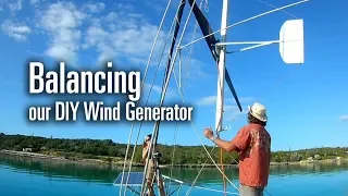 How We Balance our DIY Wind Generator Blades