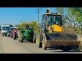 Download Lagu Jcb 3dx loading Mud in TATA Tippers Tractors Swaraj 855 New Holland 3630 newjcb Tractor truck video