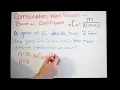 Combination Word Problems - Binomial Coefficient