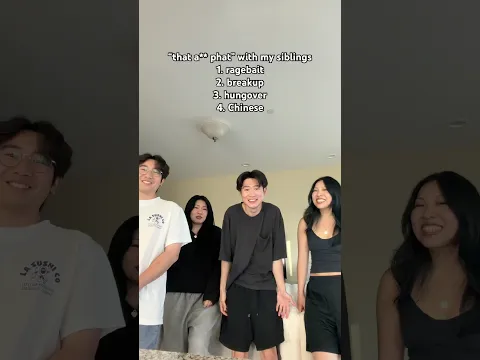 acting challenge with my siblings