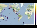 Eart uakes Data Visualization Interactive Animations - Python