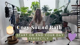Download Cozy Sound Bath 🧸 with Nature Sounds 🌿 Feel Grounded \u0026 Calm MP3