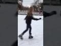 Ice skating in Colonial Williamsburg