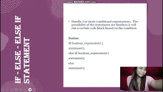 Program flow - Conditional Control Structure