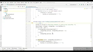 JAVA Program to find duplicate elements in an array Most Asked interview questions