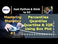 percentiles in statistics Quantiles Quartiles IQR Learn Python Online with Pankaj Soni