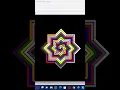 Amazing Star Pattern Design Using Python Turtle watch it