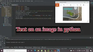 how to put text on an image in python write text on an image in python