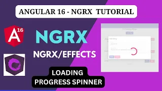 Loading spinner in angular with NGRX Material UI Progress spinner implementation