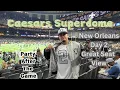 First Time At Caesars Superdome NFL Saints VS Raiders New Orleans Day 2 Home Of Super Bowl 59