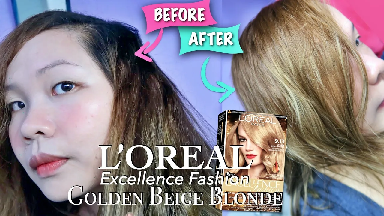 Loreal paris excellence cream caramel brown 5.32 / review and demo/ hair color