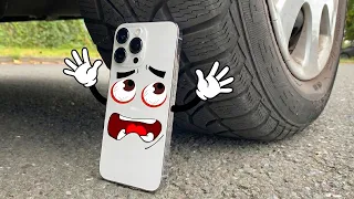 PLEASE NO!! Experiment Car vs IPHONE PRO MAX | Crushing Crunchy & Soft Things | WOA Doodland