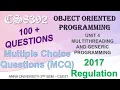 CS8392 MCQ OBJECT ORIENTED PROGRAMMING UNIT 4 University - 3rd Sem OOP Abisha