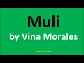Muli by Vina Morales (Lyrics) - 1999