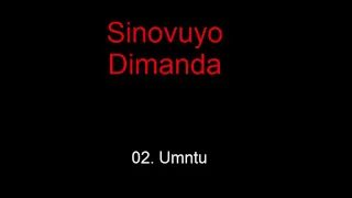 sinovuyo umntu