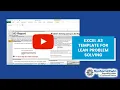 Excel A3 template for lean problem solving