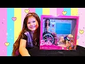Unboxing and Playing with my new Barbie Doll Service Dog Playset with Wheelchair