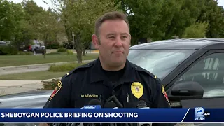 Sheboygan police hold news conference on shooting at a local business