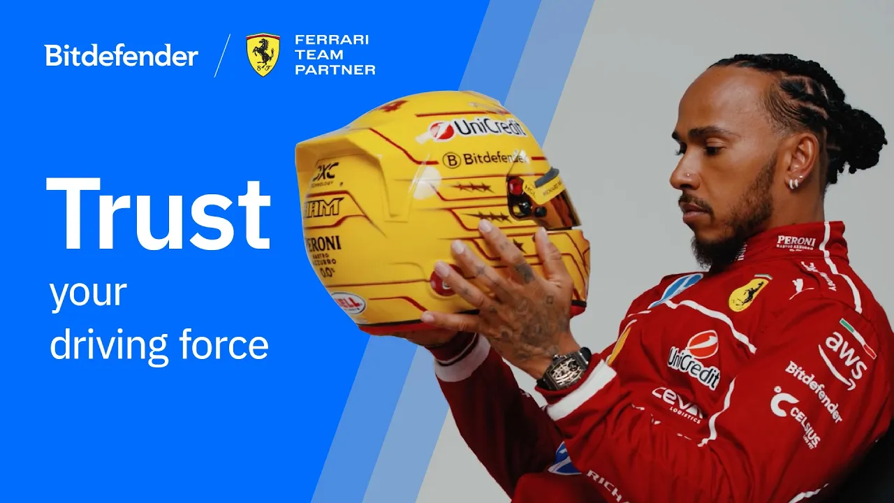 Bitdefender — Bitdefender — Ferrari Team Partner (YouTube video ad)