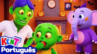 Johny Johny Sim Zumbi | Músicas de Halloween Para Crianças | Kent o Elefante
