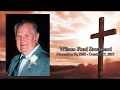 Wilson Fred Broussard Keepsake