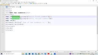Add 2 numbers JavaScript