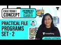Class 12 Practical File Programs Set - 2 CBSE Term-1 Informatics Practices Anjali Luthra
