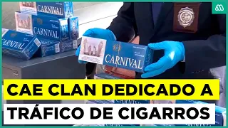 Cae clan familiar dedicado al contrabando de cigarrillos en región de Valparaíso